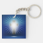 Porte-clés Croix brillante (Dos)