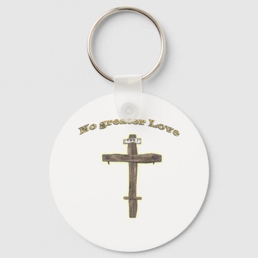 Porte-clés Croix chrétienne (Recto)