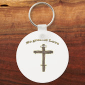 Porte-clés Croix chrétienne (Recto)