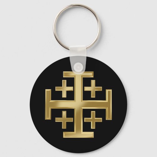 Porte-clés Croix chrétienne (Recto)