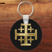 Porte-clés Croix chrétienne (Recto)