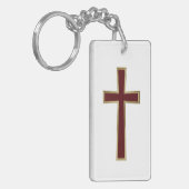 Porte-clés Croix chrétienne (Devant gauche)