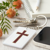 Porte-clés Croix chrétienne (Devant droit)