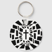 Porte-clés Croix chrétienne (Recto)
