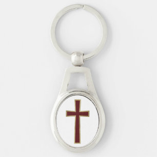 Porte-clés Croix chrétienne