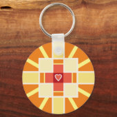 Porte-clés Croix chrétienne (Recto)