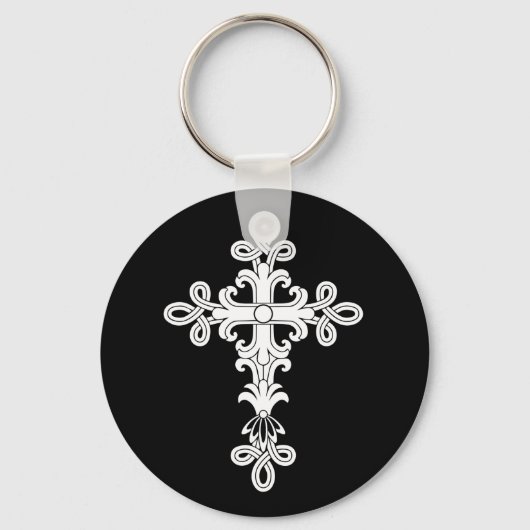 Porte-clés Croix chrétienne (Recto)