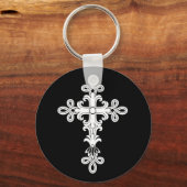 Porte-clés Croix chrétienne (Recto)