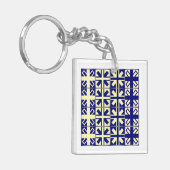 Porte-clés Croix chrétienne Motif 2 (Devant gauche)