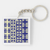 Porte-clés Croix chrétienne Motif 2 (Dos)