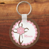 Porte-clés Croix contemporaine (Recto)