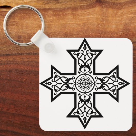 Porte-clés Croix copte (Recto)