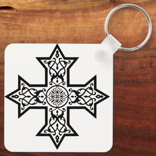 Porte-clés Croix copte (Verso)