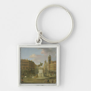 Porte-clés Croix de Charing, avec la statue du Roi Charles I