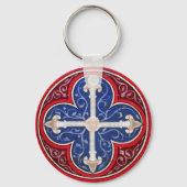 PORTE-CLÉS CROIX DE CONSÉCURITÉ ANTIQUE (Verso)