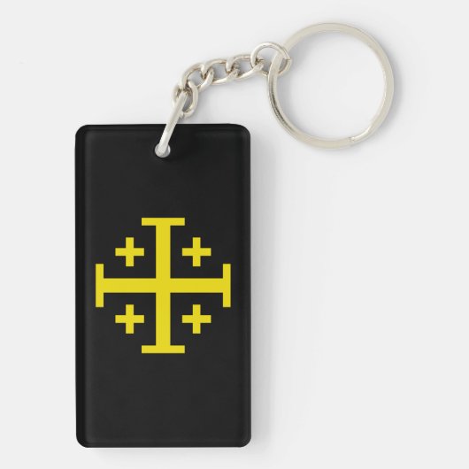 Porte-clés Croix de Jérusalem (Dos)