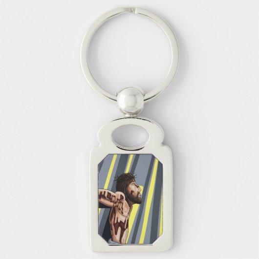 Porte-clés croix de Jésus (Devant)