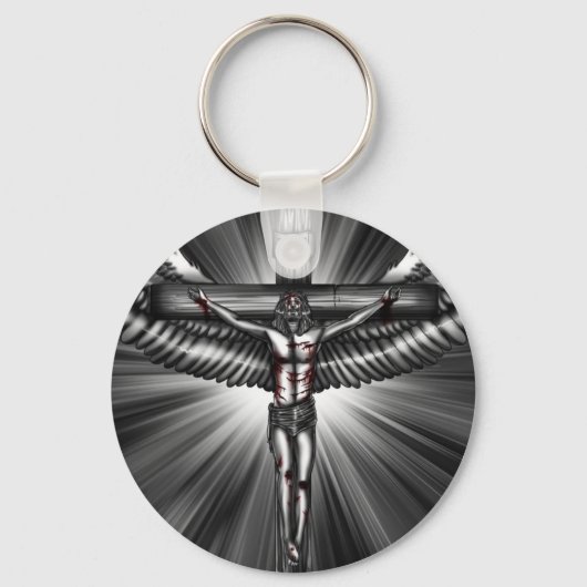 Porte-clés Croix de Jésus (Recto)