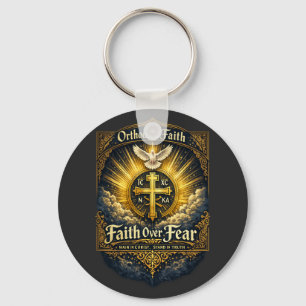 Porte-clés Croix de la foi orthodoxe