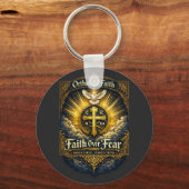 Porte-clés Croix de la foi orthodoxe (Recto)