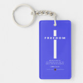 Porte-clés Croix de la liberté (Devant)