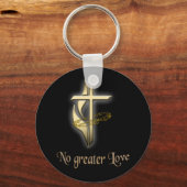 Porte-clés Croix de l'amour plus grand (Recto)
