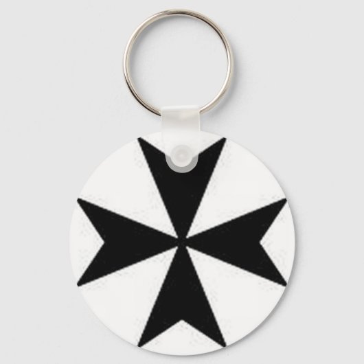 PORTE-CLÉS CROIX DE MALTESE (Recto)