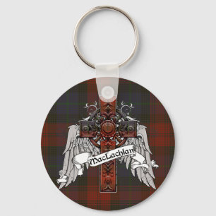 Porte-clés Croix de tartan de MacLachlan
