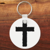 Porte-clés croix déchirée (Recto)