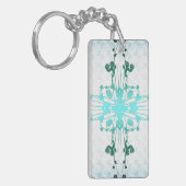 Porte-clés Croix des fleurs (Devant gauche)