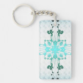 Porte-clés Croix des fleurs (Devant)