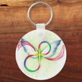Porte-clés Croix d'infini (Recto)