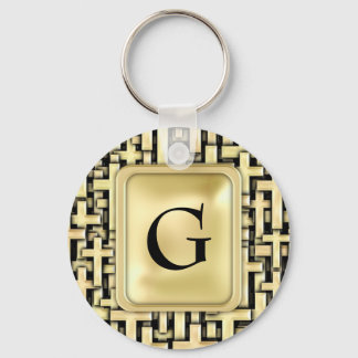 Porte-clés Croix d'or