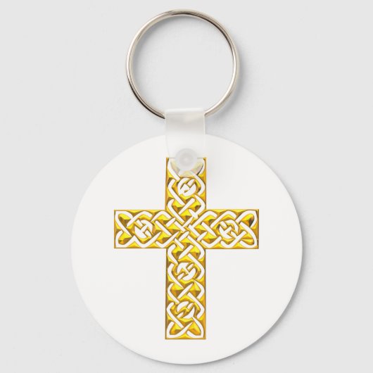 Porte-clés Croix d'or (Recto)