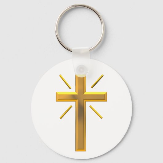Porte-clés Croix d'or 4 (Recto)