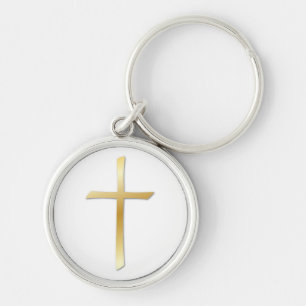 Porte-clés Croix d'or Porte - clé