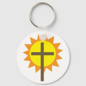 Porte-clés Croix Et Soleil (Recto)