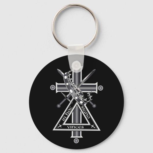 Porte-clés Croix freemasonique (Recto)