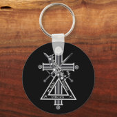 Porte-clés Croix freemasonique (Recto)