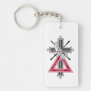Porte-clés Croix freemasonique