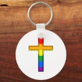 Porte-clés Croix gay (Recto)