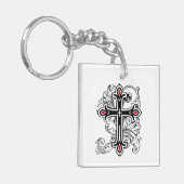 Porte-clés Croix gothique (Devant gauche)