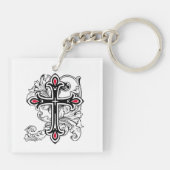 Porte-clés Croix gothique (Dos)