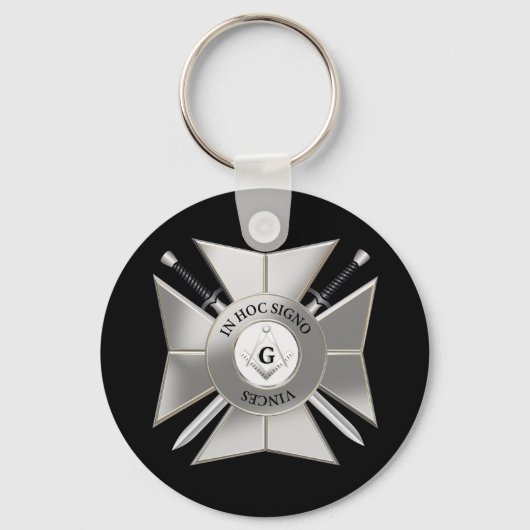 Porte-clés Croix maçonnique (Recto)