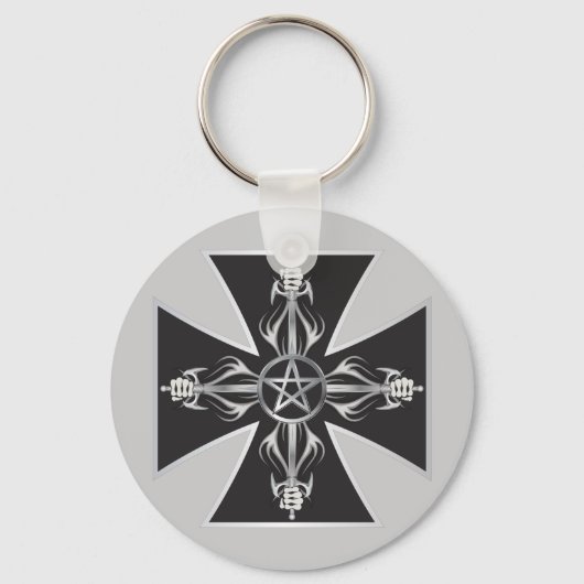 Porte-clés Croix maltaise (Recto)