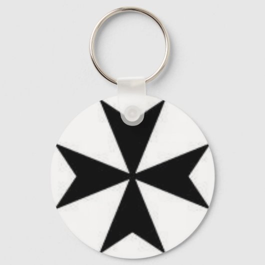 Porte-clés Croix maltaise d'origine (Recto)