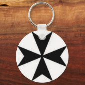 Porte-clés Croix maltaise d'origine (Recto)