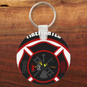 Porte-clés Croix maltaise - Pompier (Recto)