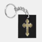 Porte-clés Croix orthodoxe (Devant gauche)