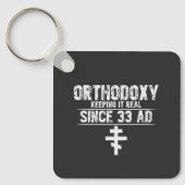 Porte-clés Croix orthodoxe l Funny Dire l Personnaliser (Recto)